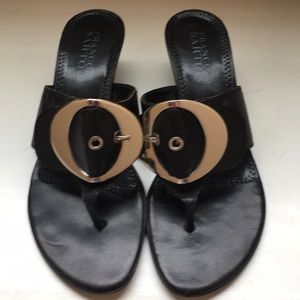 Franco Sarto heeled flip-flops